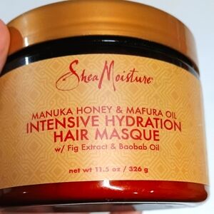 SheaMoisture Manuka Honey & Mafura Oil Intensive Hydration Hair Masque is an int